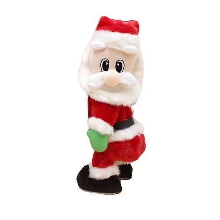 1st Twerking Santa Claus - Moving Dancing -animaatio Juldekoration Batteridriven (röd)
