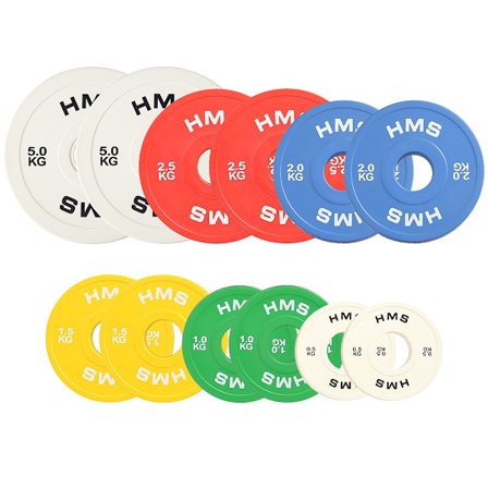 Olympic Bumper Plates, 2 x 1,5 kg, Tyngdlyftning