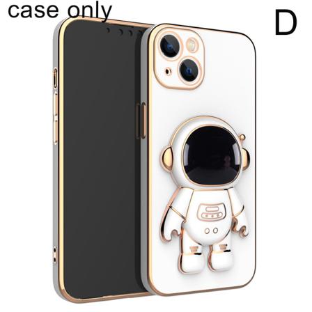 Söt Astronaut Stand Phone Case För Iphone 13 12 Pro Max Plating