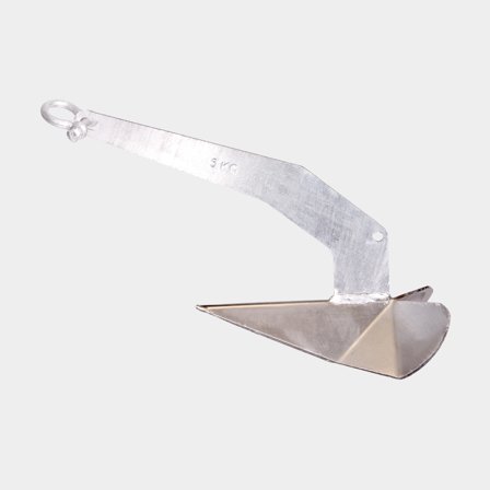 Deltaankere / plovankere NOCK Razor, galvaniseret stål + sjækel, 4 kg