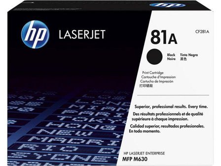 HP 81A - svart - original - LaserJet - tonerpatron (CF281A)