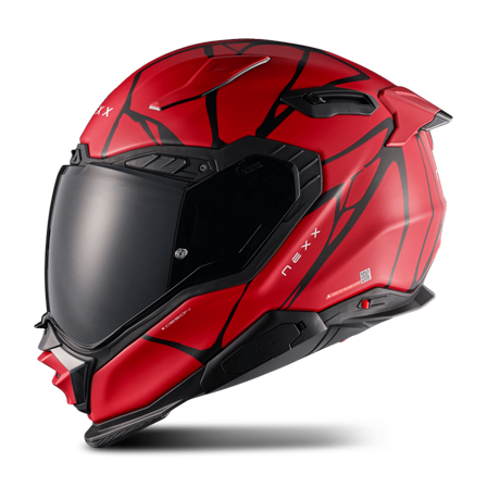 Integralhjelm Nexx X.WST3 B-Side Mat Rød XL