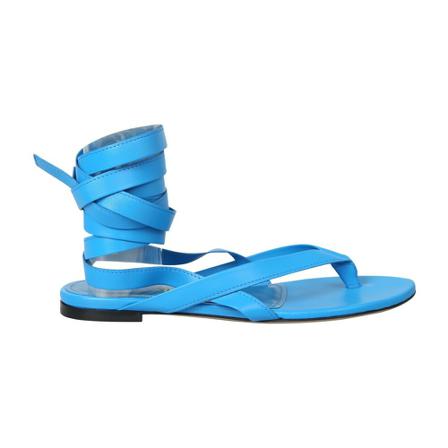 The Attico Laces Sandalen , Blauw , Dames , Maat: 37 EU