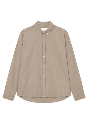 LES DEUX Desert Reg Shirt Skjortor Herr Brun M