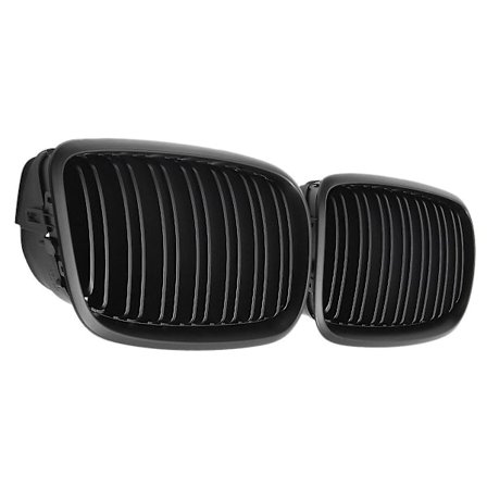 Sort Front Kofanger Dobbelt Lamel Front Nyre Grill Gitter Til- X5 X6 E70 E71 2007-2014