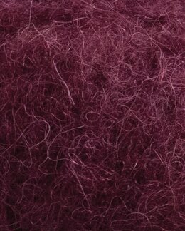 Garn Brushed Alpaca 50g Vinröd