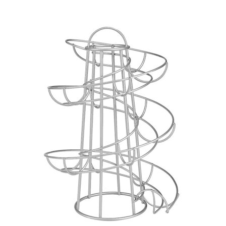 Æg Holder Moderne Spiral Dispenser Opbevaringsstativ Spar Plads til Køkkenet