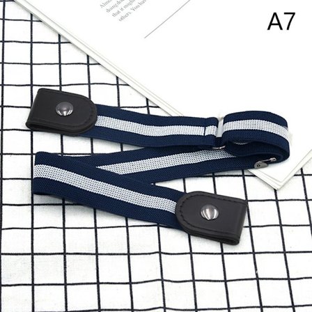 Damer Elastisk dovenbælte dame uden spænde bælte jeans kjole elastisk