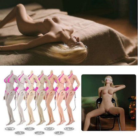 Jiaou Doll 1/6 Skalaflicka Kropp Stor Byst Version 3.0 Huvudlös Skelett