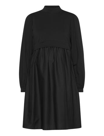 Mamalicious Mlcarolina June Ls Jrs Abk Dress 2F Svart