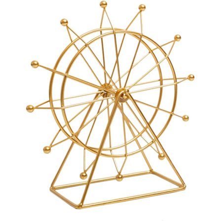 Karusell Ornament Borddekorasjon Stuedekorasjon Gull Dekorasjon Miniatyrer Bord Karusell Dekorasjoner Gull Karusell