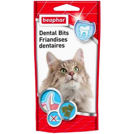Beaphar - Dental Bits for katter 5 stk. - Katt - Kattegodteri & kattegress - Tannvennlig Dentalgodbit - ZOO.no
