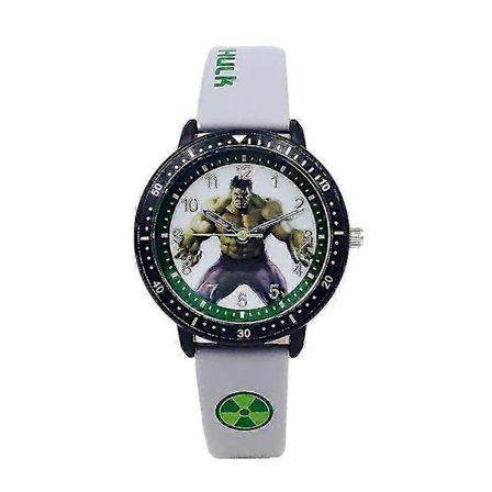 Børn Drenge Spider-man Thor Hulk Quartz Ur Superhelte Tegneserie Quartz Armbåndsur Gaver Grå