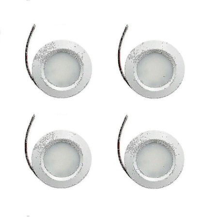 2025 6 X LED 12V Spotlights Dimbar Husvagn Båt Infälld Varmvit Downlights