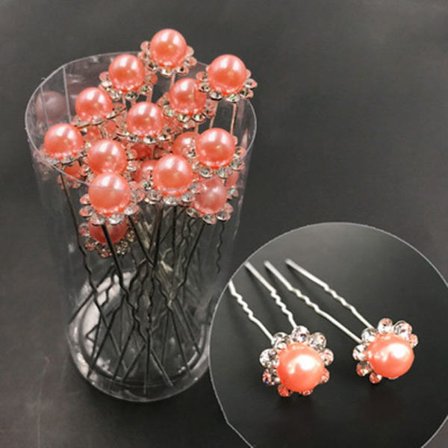 20st Pärlblomma Hårnålssticka Bröllopshårnål CHAMPAGNE