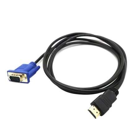 RY-Bærbar 1,8m 1080P HDMI-kompatibel han til VGA han adapterkabel videokonverteringsledning til PC DVD HDTV