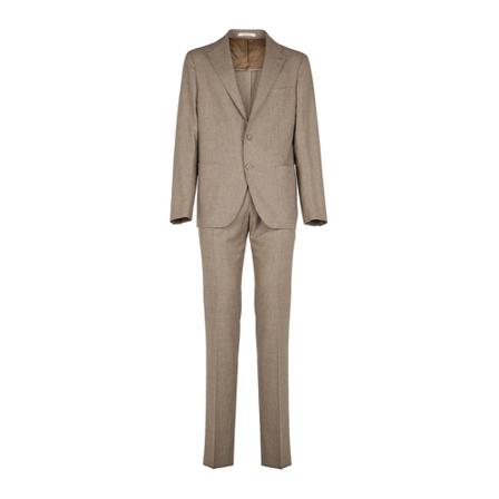 Tagliatore, Suit Sets Beige, Heren, Maat:XL