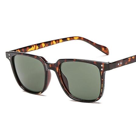 Quare Vintage Beautifygae Män D Deigner Retro Beautifyae Mae Caic Fahion Spegel Baksida Ocuo De O Macuino Leopard G15