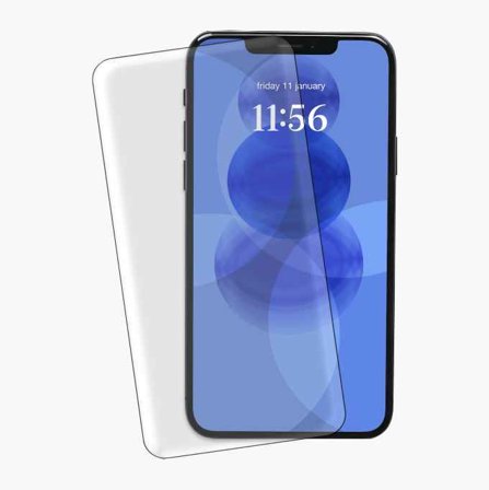 Biltema - Skjermbeskytter av glass iPhone 12/12 Pro