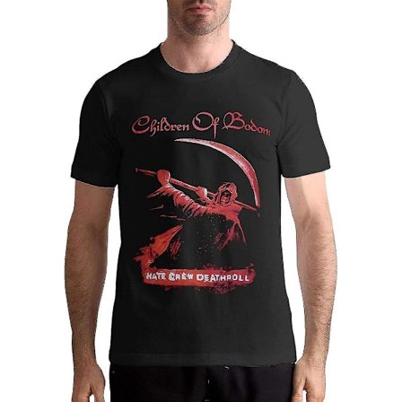 Children Of Bodom T-skjorte Herre Bomulls T-skjorte Mote O-hals Kortermet Tee Voksen, S-3xl