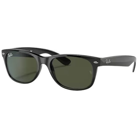 Ray-Ban New Wayfarer Polished Black G-15 Green