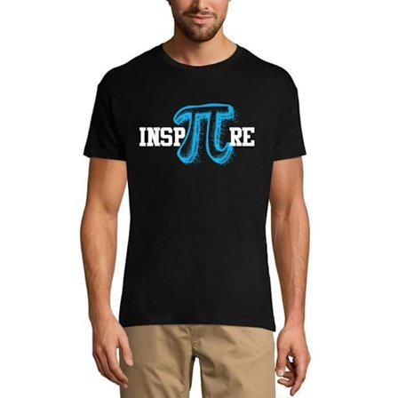 T-shirt herr Inspire Pi Symbol - Matematik – Inspire Pi Symbol - Math – Vintage svart T-shirt