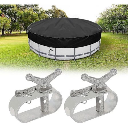 2 Strammere til Svømmebassinreb, til Ovalt Rundt Bassin, Aluminiumlegering Reb Strammer til Vinter [HK]