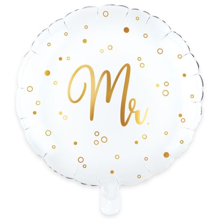 Rund Folieballong Mr