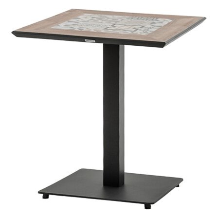 Keraaminen bistropöytä, 2-istuttava, säädettävät jalat