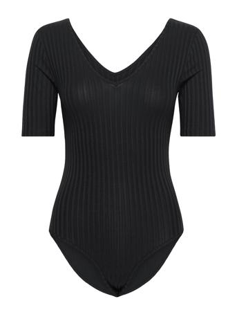 Celineup Ss Body Bodies Slip Svart Underprotection