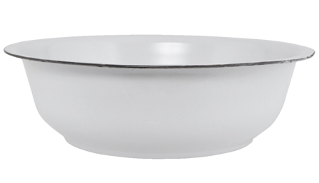 MERAKI Emaljefat Hvit Ø20