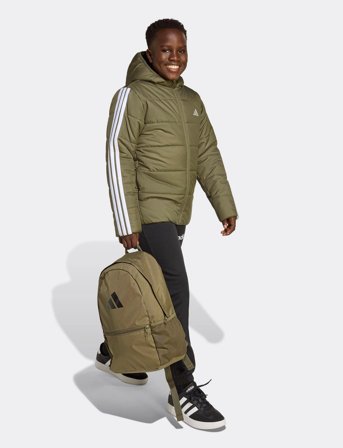 adidas Sportswear J Ess 3S Jkt - Khaki green - 176