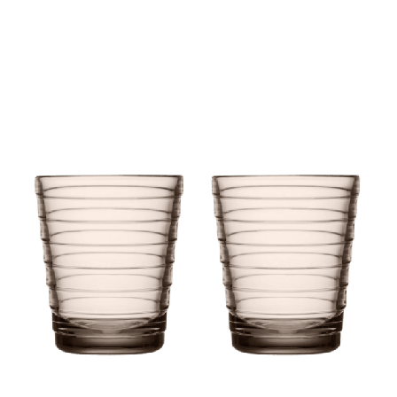 Iittala Dricksglas Aino Aalto 22 cl, 2-pack Kök & matlagning Beige CL
