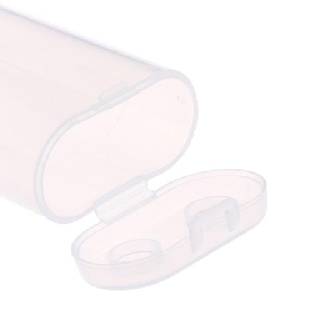 2 stk. Vanntett gjennomsiktig oppbevaringsboks plast sikkerhetsveske etui gjennomsiktig onesize Clear onesize