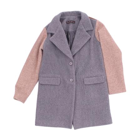 Manila Grace, Single-Breasted Coats Szary, Kobieta, Rozmiar: 128 CM