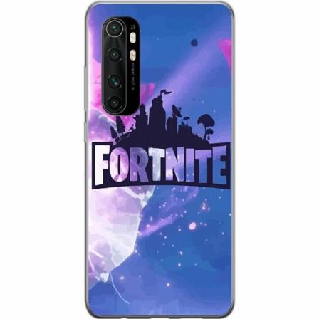 Xiaomi Mi Note 10 Lite Genomskinligt Skal Fortnite Gaming