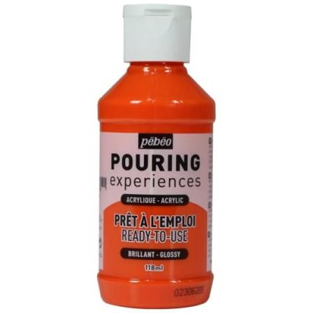 Pébéo Pouring Akrylmaling - 118 ml Orange