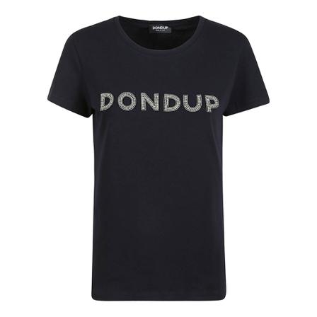 Dondup T-Shirt S007.Js0241D Sort, Dame T-shirts