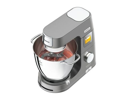 KENWOOD Titanium Chef Patissier XL kjøkkenmaskin EasyWarm-bolle, veiefunksjon, 7-liters bolle, visp, eltekrok og krempisk