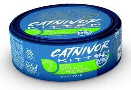 Catnivor Kitten Pollo Cibo Umido Per Gatti Cuccioli 80g