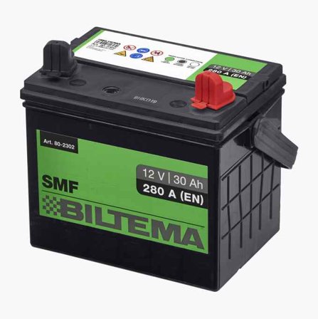 Fritidsbatteri 12 V 30 Ah - Biltema