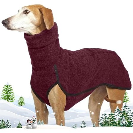 ING Varme trøjer til Whippets og Greyhounds størrelse M fleecetrøjer og tykke jakker til varme indendørs og udendørs bløde hundeveste til små til