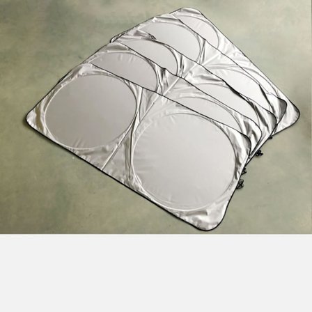 Solskydd för bilruta i silvertyg, full täckning, solvisir, universell passform, 63x33,8 tum