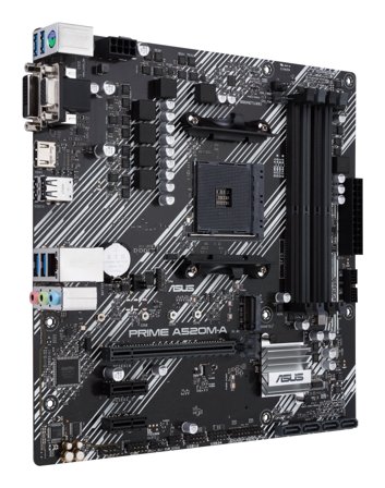 ASUS PRIME A520M-A II/CSM - hovedkort - mikro ATX - Socket AM4 - AMD A520