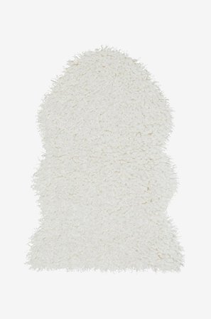 Skinnwille - Skind imitation Wooly - Hvid - Skind & skindtæpper - 60X90 - Fra Homeroom