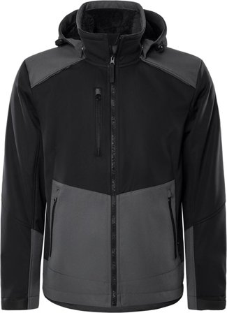 Arbetskläder Fristads Herr Softshell vinterjacka stretch 4060 CFJ, Svart/Grå