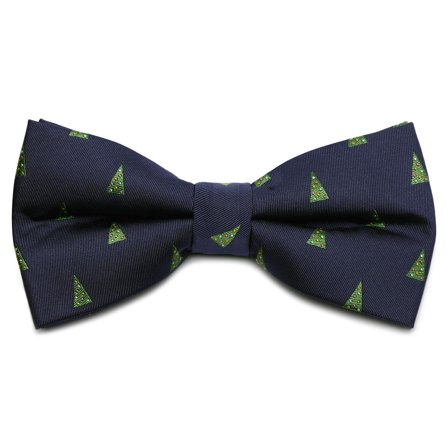 Marineblå Butterfly m. Juletræer til mænd - Bundne butterflies