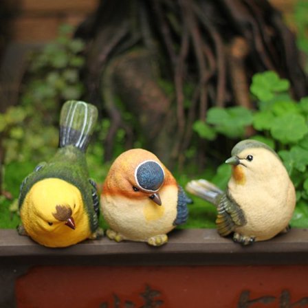 3 puutarhakoristeen sarja Ulkoilmapatsas | Hartsikoristeet, Yläosa