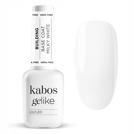 Byggnadsbas UV LED Kabos Mjölkvit 10 ml