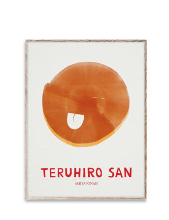 Teruhiro San, 30X40 Home Kids Decor Posters & Frames Posters Abstract Posters Multi/mønstret MADO